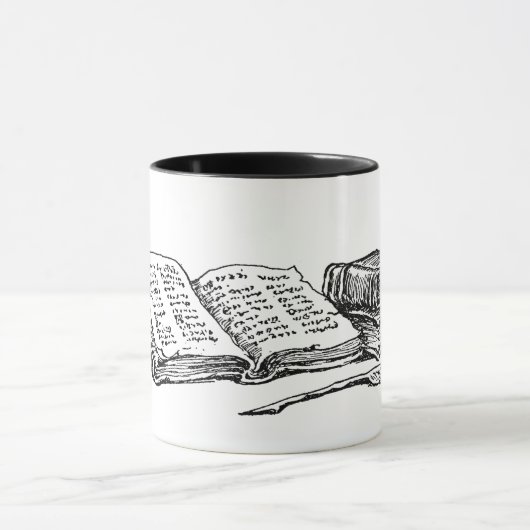 Livres vintages Etching Reading Mug (Centre)