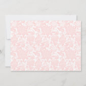 Livret de préppie à arc rose mou pour carte baby s (Dos)