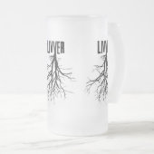 LIVVERFROST MATGLAS BIERPUL (Voorkant rechts)