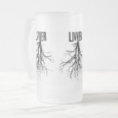 LIVVERFROST MATGLAS BIERPUL (Voorkant links)