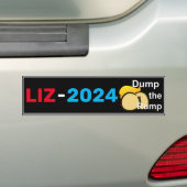 Liz 2024 gooit de stoofpot van de Bumpersticker (Op auto)
