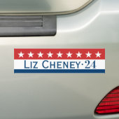 Liz Cheney 2024 Bumpersticker (Op auto)