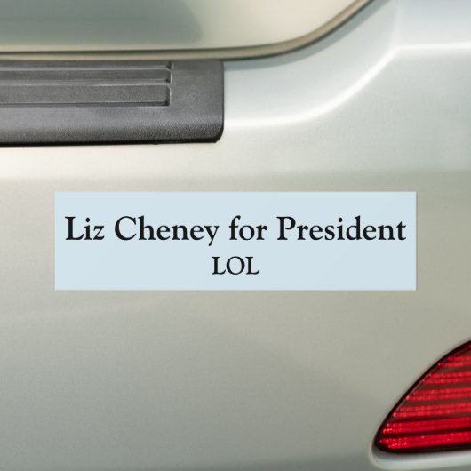 Liz Cheney pour le président Bumper Sticker (En voiture)
