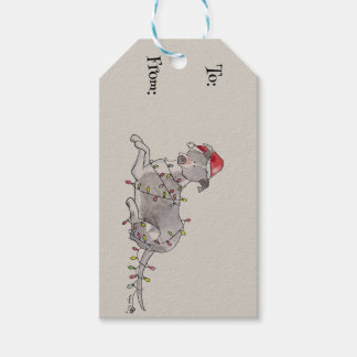 Liz Doggie Kerst Labels Cadeaulabel