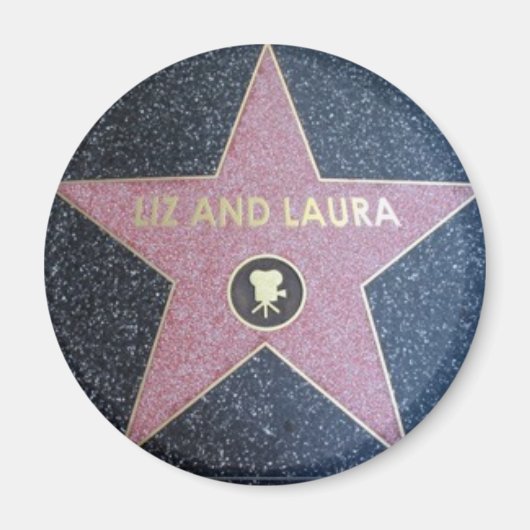 Liz en Laura Magnet (Hollywood Star) Magneet (Voorkant)