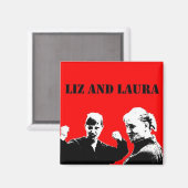 Liz et Laura Magnet (style Che) (Recto/Verso)