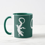 Lizard Art Coffee Cup Cool Reptile Lizard Mugs (Gauche)