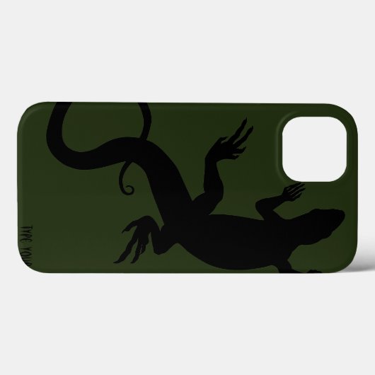 Lizard Art coque ipad Coque reptile personnalisé (Verso (horizontal))