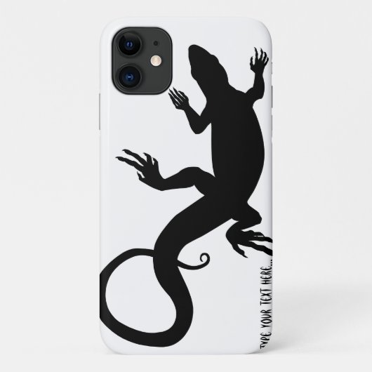 Lizard Art coque iphone Coque reptile personnalisé (Dos)