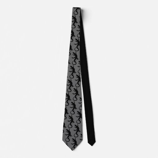 Lizard Art Cravate Cool Reptile Cadeaux et Lizard (Devant)