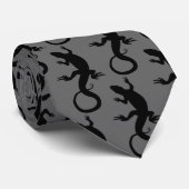 Lizard Art Cravate Cool Reptile Cadeaux et Lizard (Roulé)