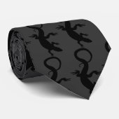 Lizard Art Cravate Cool Reptile Cadeaux et Lizard (Roulé)