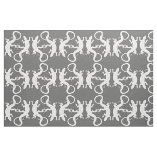 Lizard Art Fabric Reptile lizard Pattern Fabrics Stof