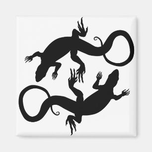 Lizard Art Fridge Magnet