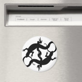Lizard Art Fridge Magnet Reptile Cadeaux & Magnets (In Situ (Lave-vaisselle))
