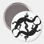 Lizard Art Fridge Magnet Reptile Cadeaux & Magnets (Recto/Verso)