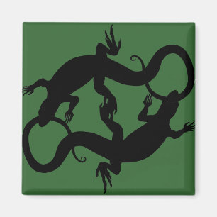 Lizard Art Fridge Magnet Reptile Giften & Magnets Magneet