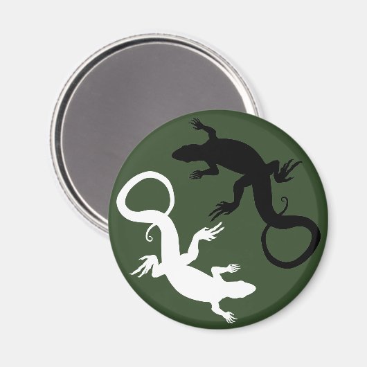 Lizard Art Frigo Magnet Reptile Magnets & GIfts (Recto/Verso)