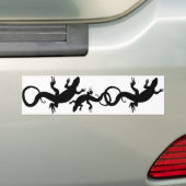 Lizard Art Gifts Lizard Bumper Sticker Art Reptile (En voiture)