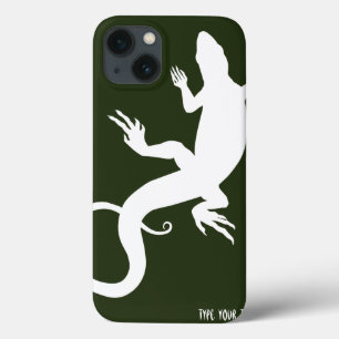Lizard Art iPad-draagtas, speciaal aangepast Hoesj iPhone 13 Hoesje