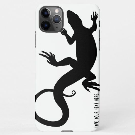Lizard Art iPhone Cases Gepersonaliseerde reptiele iPhone Hoesje (Achterkant)