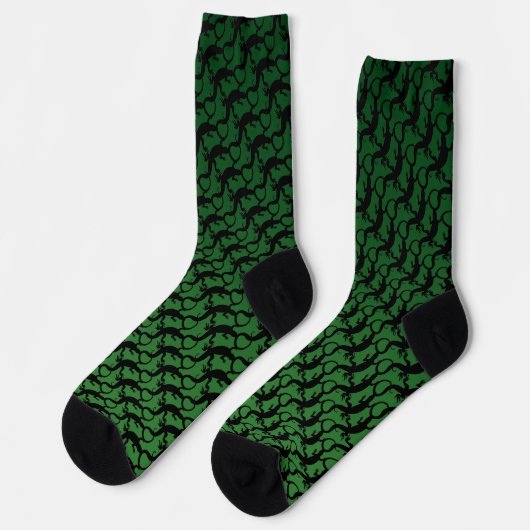 Lizard Art Socks Cool Reptile Socks Customize Sokken (Links)