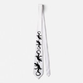 Lizard Art Stropdas Cool Reptile Giften & Lizard A (Voorkant)