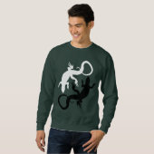 Lizard Art Sweatshirt Reptile Shirten Lizard Gifte (Voorkant volledig)