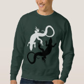 Lizard Art Sweatshirt Reptile Shirten Lizard Gifte (Voorkant)