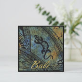 Lizard Batik Kaart (Staand voorkant)