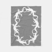 Lizard Blanket Cool Lizard Art Fleece Blanket Deken (Voorkant)