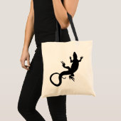 Lizard Canvas tas Lizard Art Small Bag Shopping Ba (Voorkant (product))