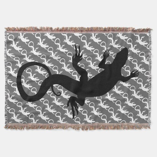 Lizard Couvertures D'Art Reptile Lizard Jetez Couv (Devant)