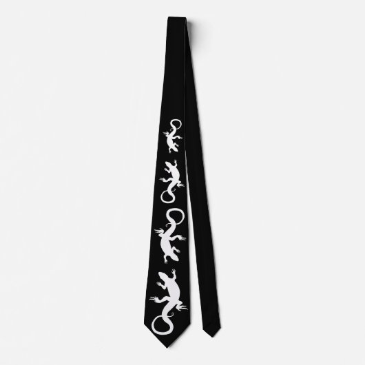 Lizard Cravate Cool Reptile Cadeaux Lizard Art Nec (Devant)