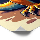 Lizard de dragon cowboy - Poster d'Imaginaire drôl (Coin)