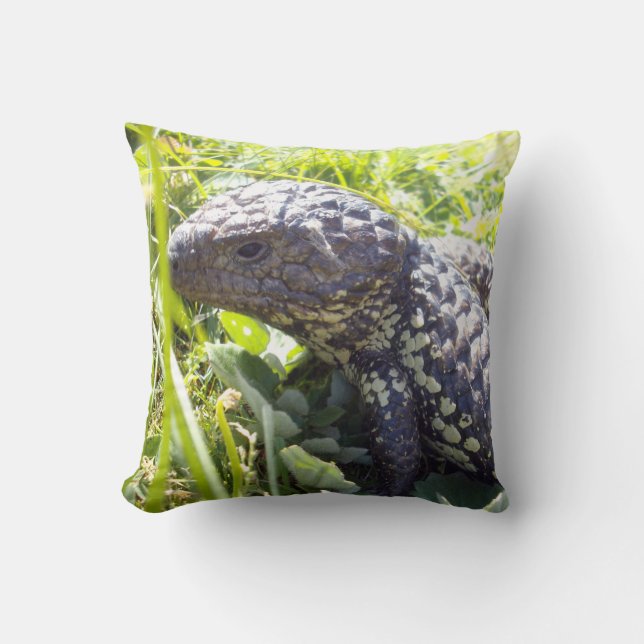 Lizard De Langue Bleue Australienne, Coussin Loung (Recto)