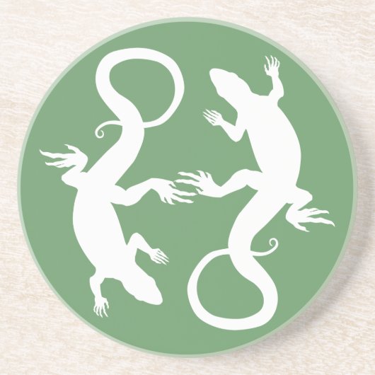 Lizard Dessous de verre Reptile Art Décor Lizard C (Devant)