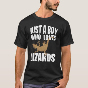 Lizard een jongen die van de luiers houdt... t-shirt