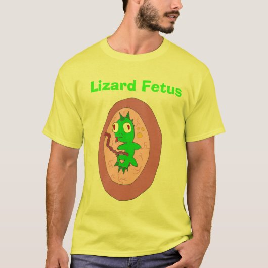 Lizard Fetus T-shirt (Voorkant)