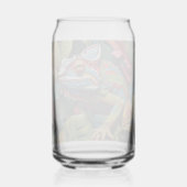 Lizard Feuilles et boîte de bière couleur (Verso)