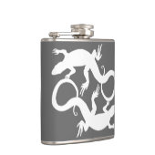 Lizard Flask Custom Reptile Lizard Art Drink Flask Heupfles (Rechts)