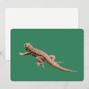 Lizard Flat Kerstkaart