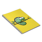 Lizard Funny Cartoon Illustration Notitieboek (Rechterzijde)