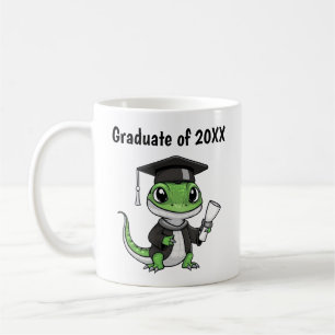 Lizard Gecko Afstuderen gepersonaliseerd Koffiemok