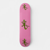 LIZARD GECKO PINK SKATEBOARD DECK (Devant)