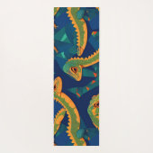 Lizard geometrisch kleurrijk gepersonaliseerd patr yogamat (Achterkant)