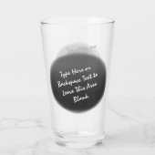 Lizard Glasses Personalized Reptile Art Glasses Glas (Achterkant)