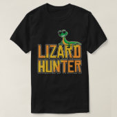 Lizard Hunter Funny Gecko Reptile Owner Kinder Gif T-shirt (Design voorkant)