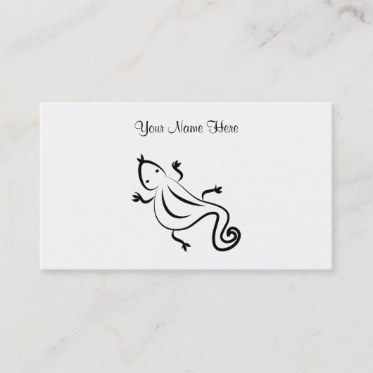 Lizard, Jouw naam hier Visitekaartje (Voorkant)