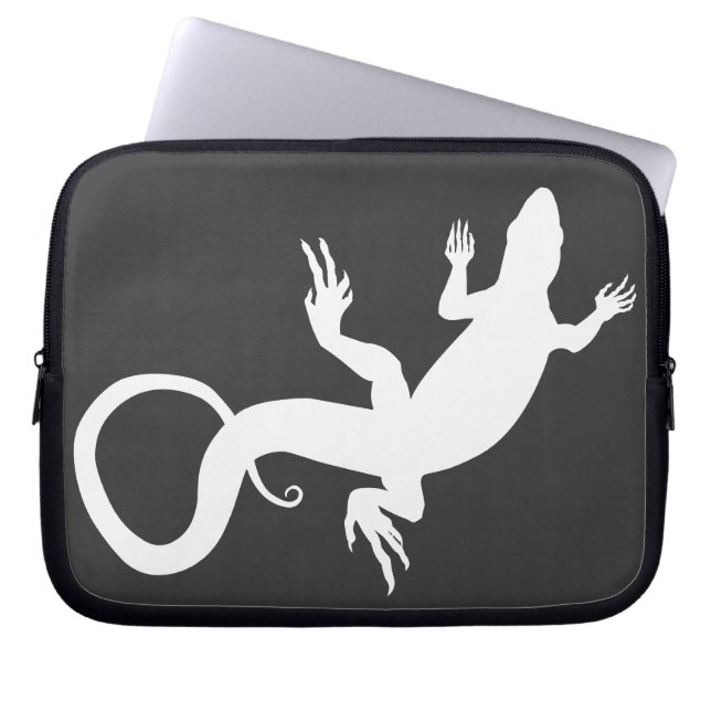 Lizard Laptop Sleeve Reptile Animal Tablet Hoesjes (Voorkant)